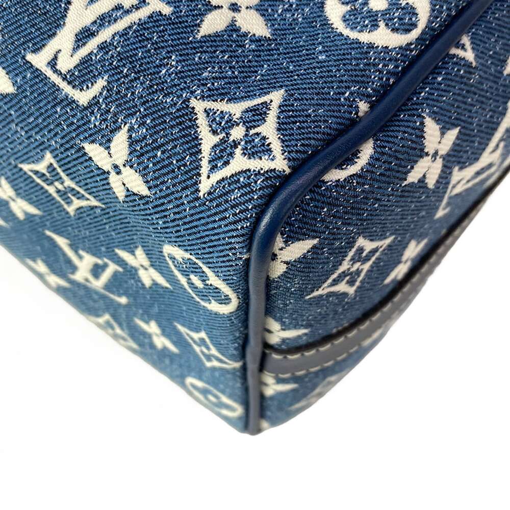 Louis Vuitton Speedy Bandouliere 25 Monogram Jacquard Denim Handbag M59609 - Picture 7 of 16